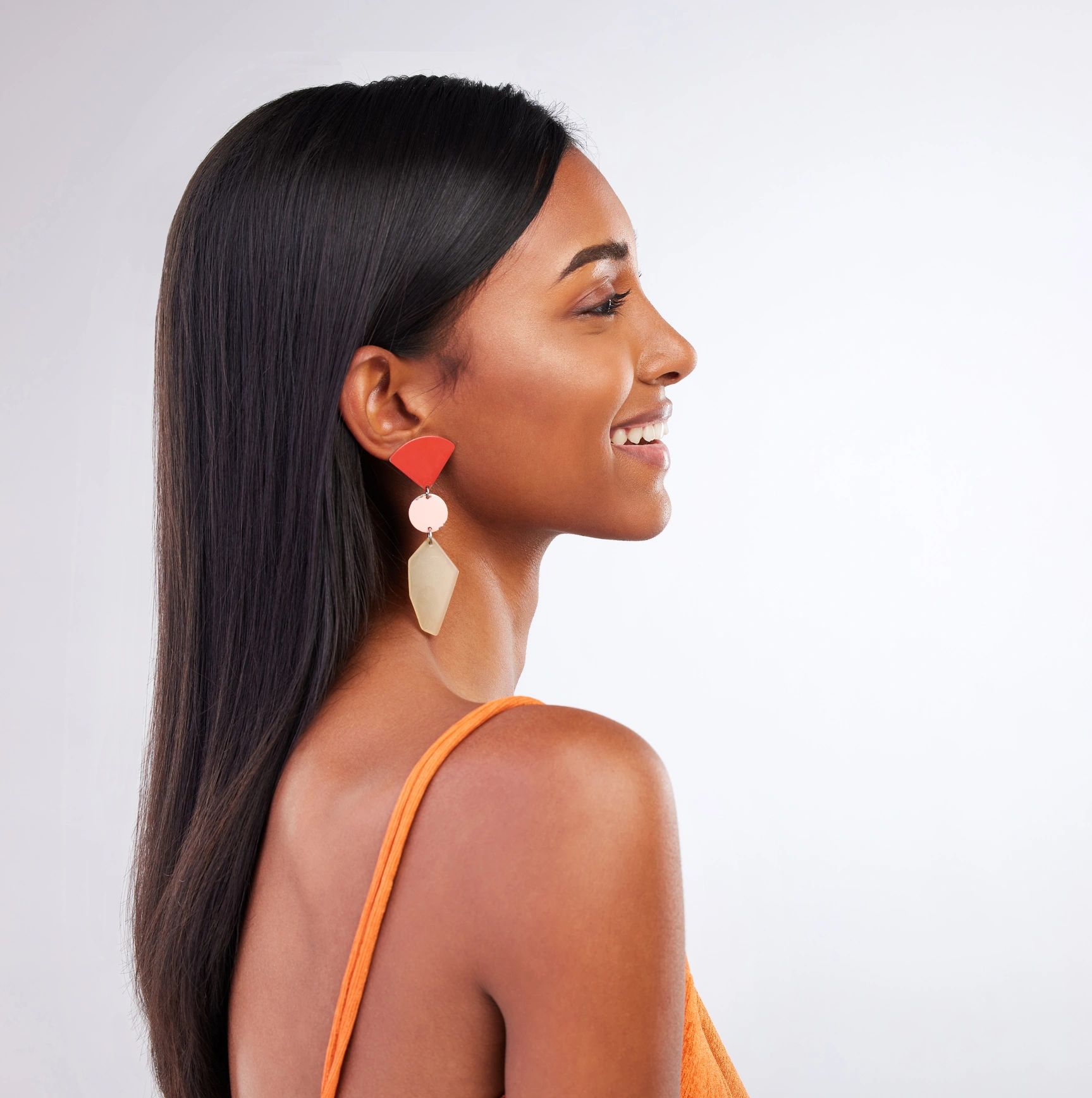 Indian woman with radiant glowing skin
